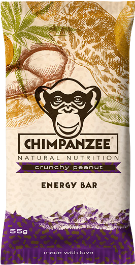 Chimpanzee Energy bar Crunchy Peanut 55 g