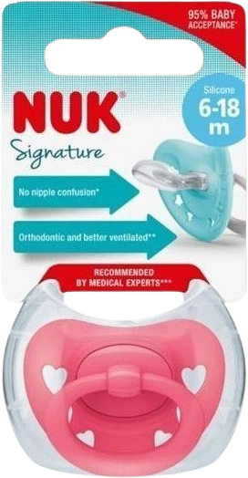 Nuk Cumlík Signature ružový 18-36m
