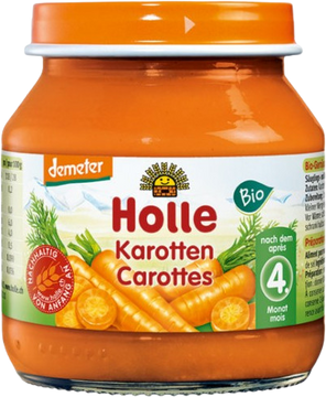 Holle bio detská desiata Mrkva 125 g