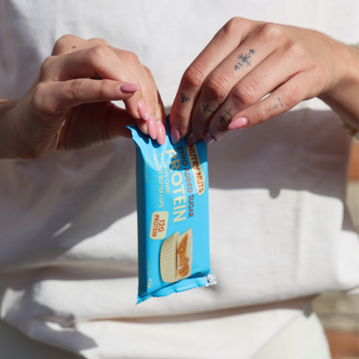 Nutry Nuts Proteínové košíčky - biela čokoláda s arašidovým maslom 2 x 21 g