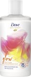 Dove Bath Therapy Glow pena do kúpeľa a sprchový gél 400 ml