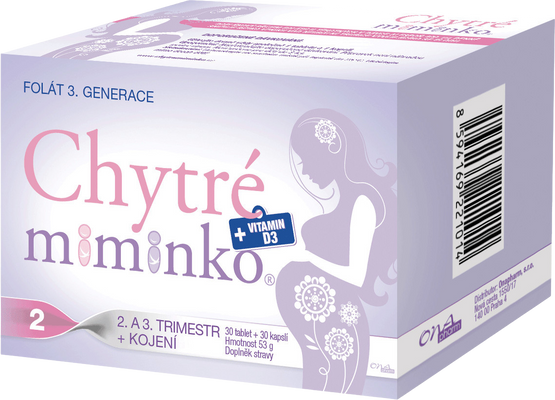 Chytré miminko DHA 30 tabliet + 30 kapsúl