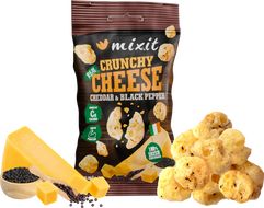 Mixit Chrumkavý syr do vrecka - Írsky cheddar & čierne korenie 20 g