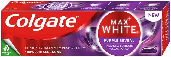 Colgate Zubná pasta Max White Purple Reveal 75 ml
