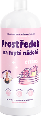 Úklid pro klid Prostriedok na umývanie riadu Citrus 1 l