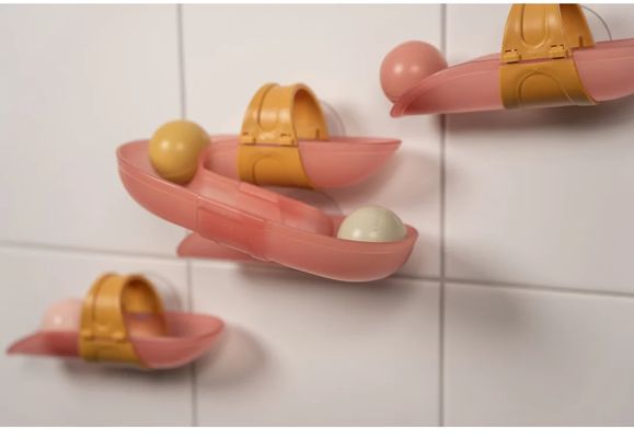 Little Dutch Dráha guličková do vane Pink 10m+