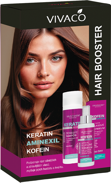 Vivaco Darčeková kazeta keratín šampón + vlasové tonikum
