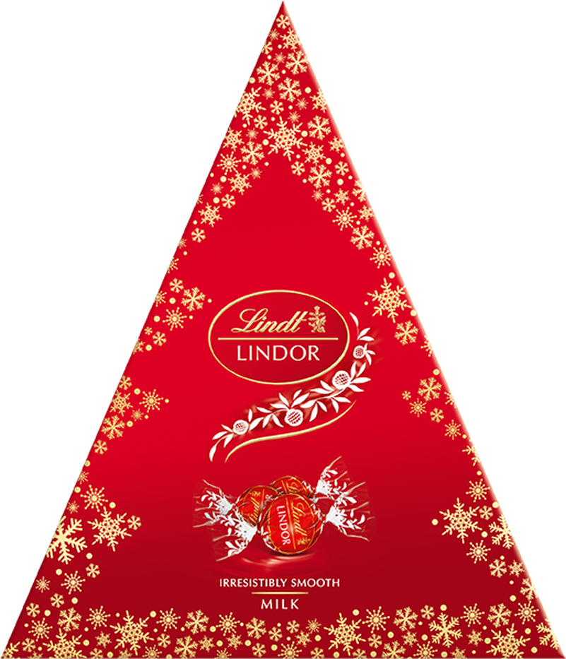 Lindt LINDOR Vianočný stromček Mix 125 g