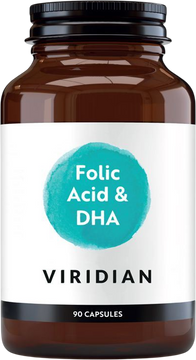 Viridian Folic Acid with DHA 90 kapsúl