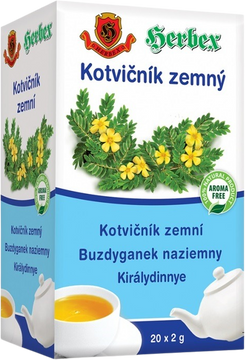 Herbex Kotvičník zemný - záparové vrecká 20 x 2 g