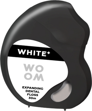 Woom White+ Expandujúca zubná niť 30 m