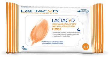 Lactacyd FEMINA obrúsky na intímnu hygienu 15 ks