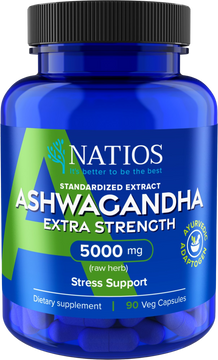 Natios Standardized Extract Ashwagandha Extra Strenght 5000 mg 90 kapsúl
