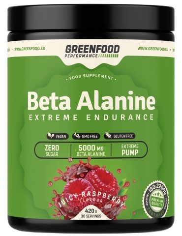 GreenFood Nutrition Performance Beta Alanin Juicy Raspberry 420 g
