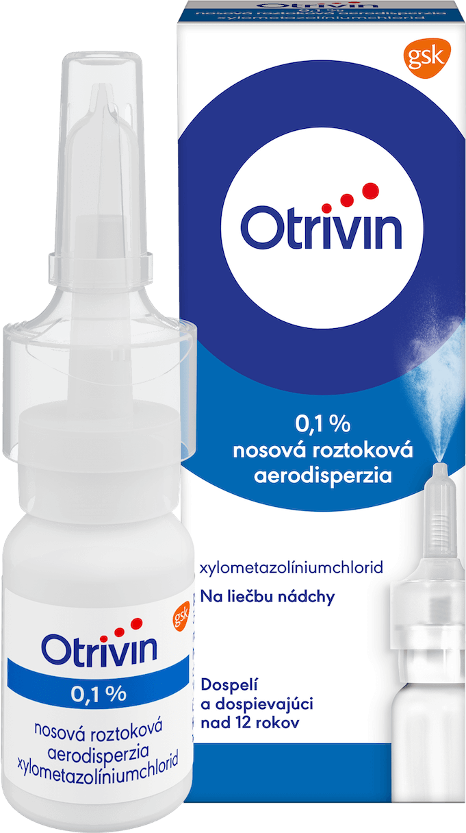 Otrivin 0,1% nosový sprej na upchatý nos 10 ml