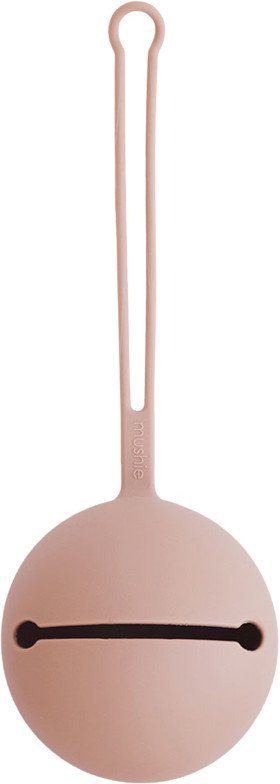 Mushie Silikónové púzdro na cumlíky - Blush