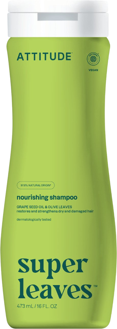 Attitude Super leaves Prírodný šampón pre suché a poškodené vlasy 473 ml