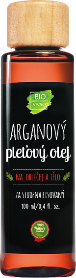 Vivaco BIO Arganový olej na tvár a telo 100 ml