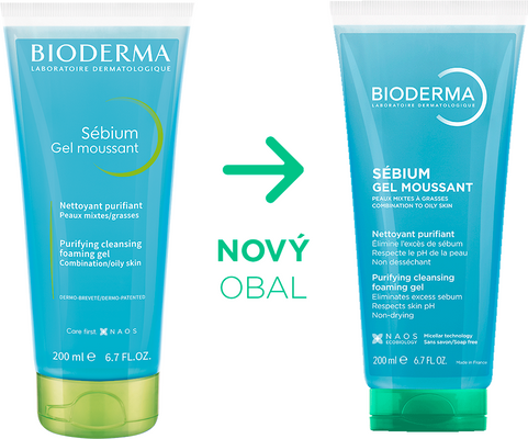 Bioderma Sébium Gel moussant čistiaci gél na zmiešanú a mastnú pokožku 200 ml