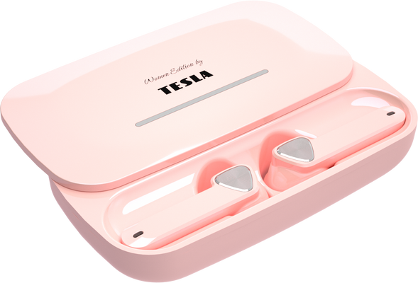 Tesla Sound EB20 - bezdrôtové Bluetooth slúchadlá (Blossom Pink)