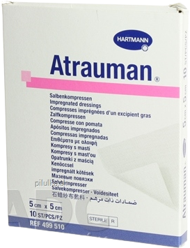Hartmann atrauman kompres impregnovaný 10 ks