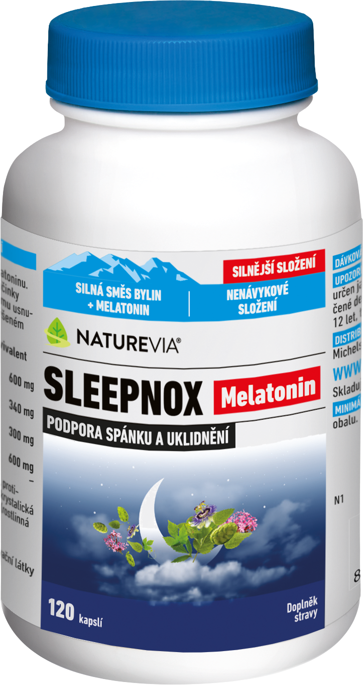 NatureVia Melatonín 120 kapsúl
