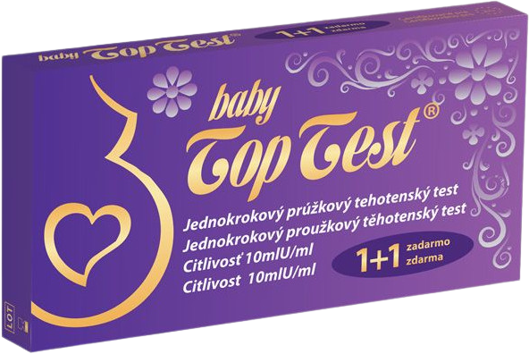 Baby Top Test tehotenský - prúžok 2 ks