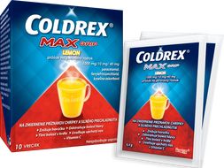 Coldrex MaxGrip Citrón 10 vrecúšok