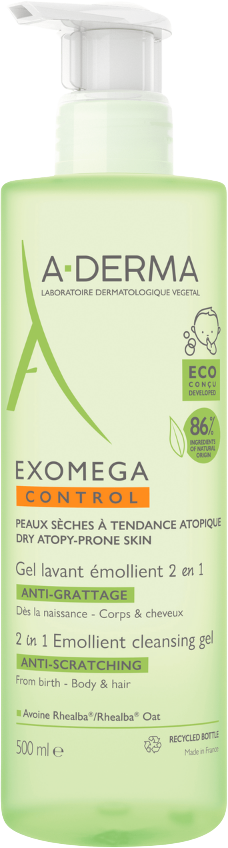 A-Derma Exomega Control Sprchovací gél 500 ml