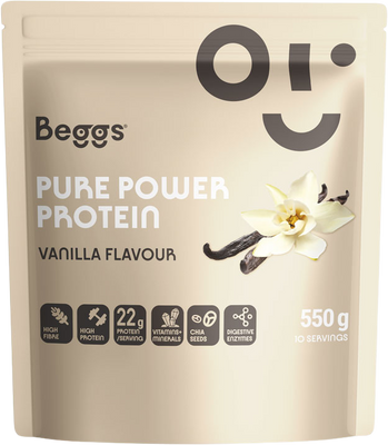 Beggs Pure Power Protein Vanilla 550 g