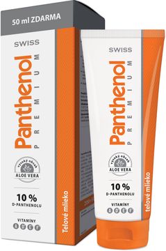 Swiss Panthenol PREMIUM 10% telové mlieko 250 ml