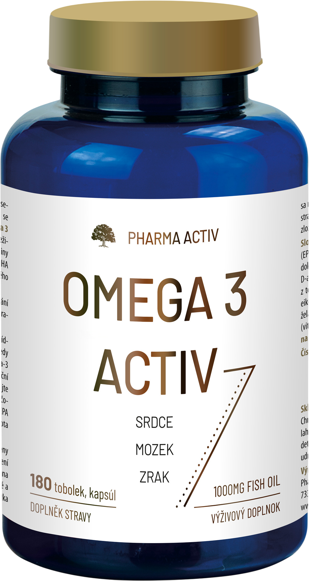 Pharma Activ Omega 3 Aktív 180 mäkkých kapsúl