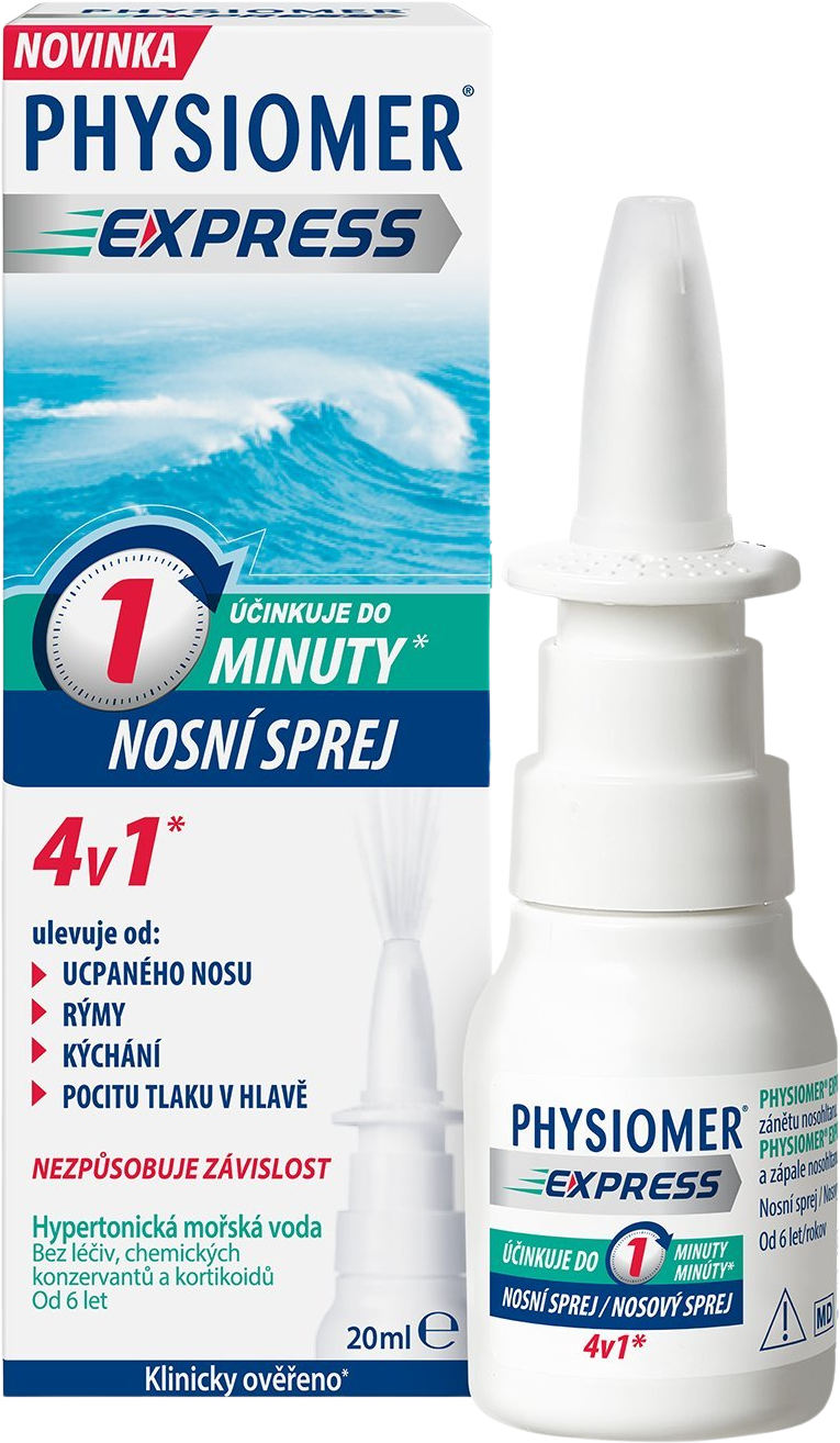 Physiomer Express hypertonický nosný sprej 20 ml