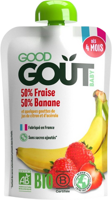 Good Goût BIO Jahoda s banánom 120 g