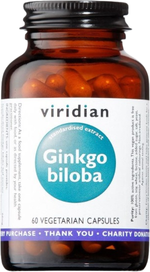Viridian Ginkgo Biloba 60 kapsúl