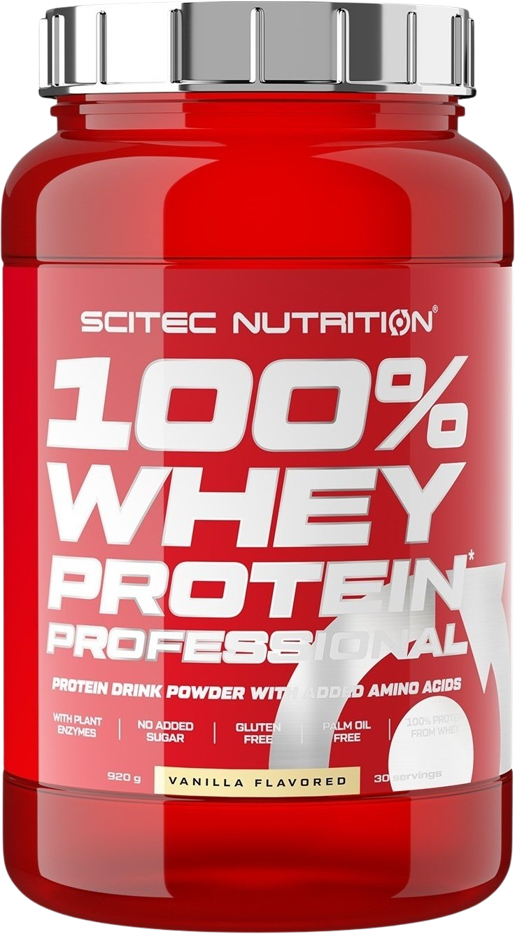 SciTec Nutrition 100% Whey Protein Professional, vanilka 920 g