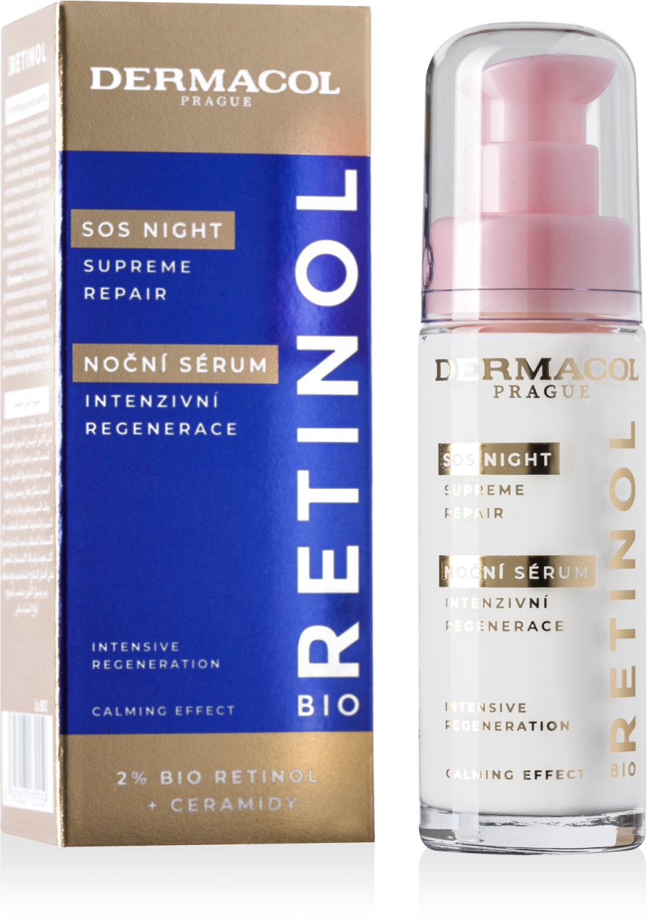 Dermacol Bio Retinol regeneračné nočné sérum 12 ml