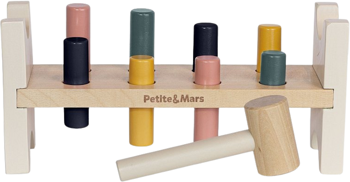 Petite&Mars Hračka drevená - Big Bang Wood of Mars 12m+