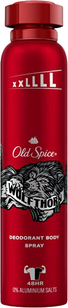 Old Spice Wolfthorn Telový dezodorant v spreji pre mužov 250 ml