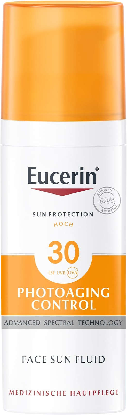 Eucerin Sun Photoaging control SPF 30 na tvár emulzia na opaľovanie 50 ml