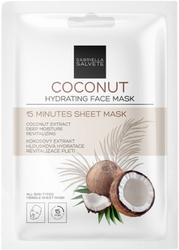 Gabriella Salvete Hydratační pleťová plátýnková maska Coconut