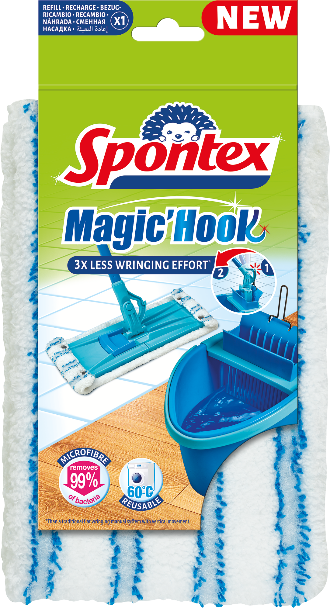 Spontex Magic Hook Mop náhrada
