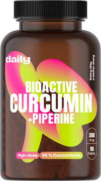 Daily Bioactive Curcumin + Piperine 90 kapsúl