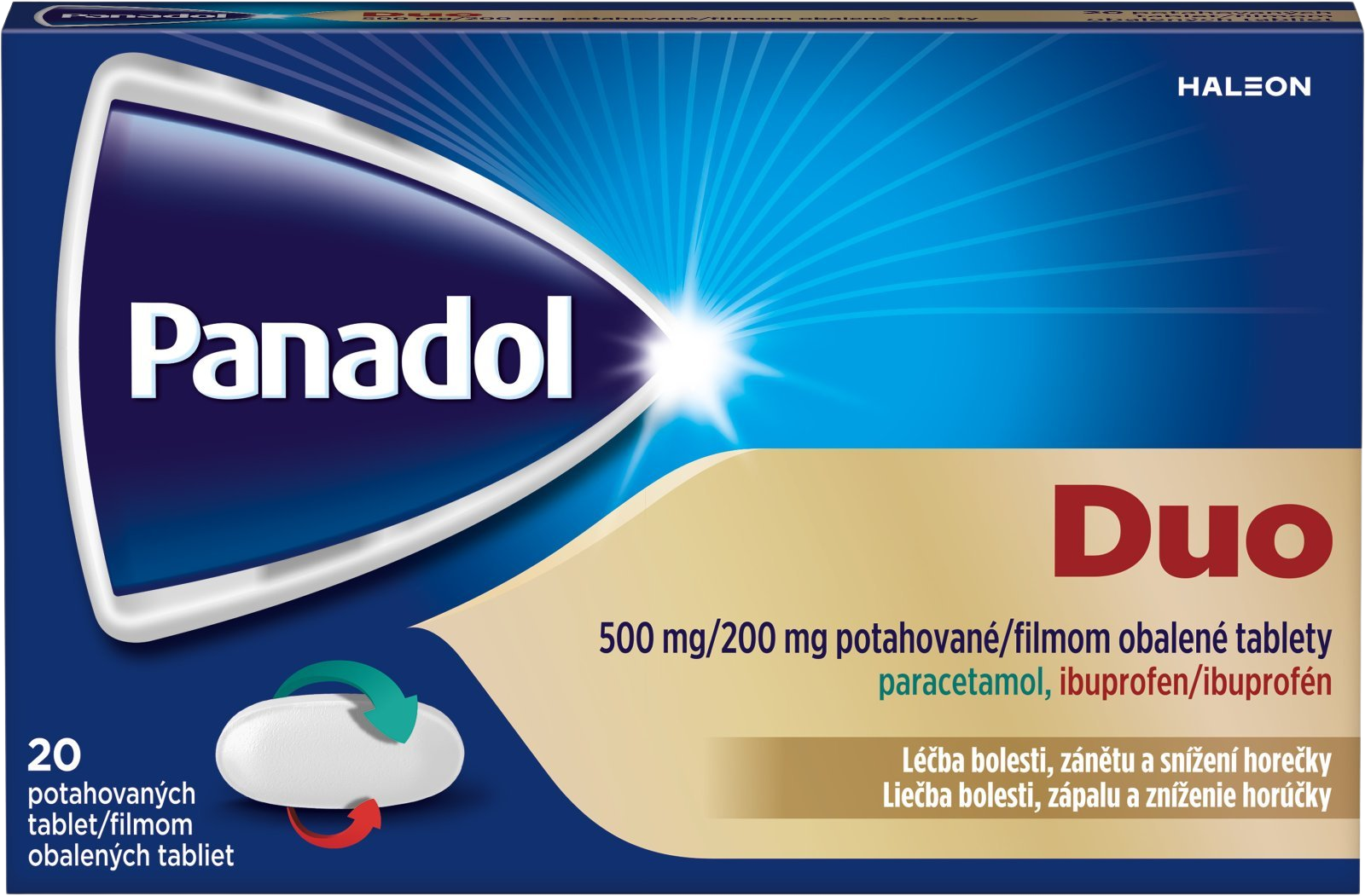 Panadol Duo 500mg/200mg 20 tabliet