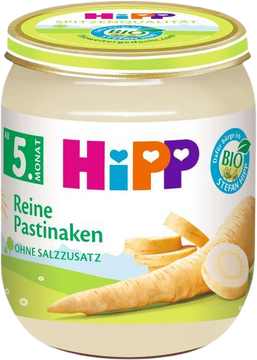 HiPP BIO Prvé Paštrnák, od uk. 4.-6. mesiaca, 125 g
