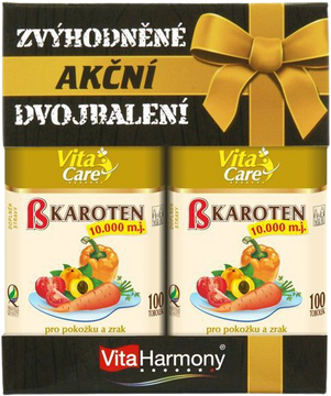VitaHarmony Betakarotén 10000 Premobalenie 2 x 100 tobolek