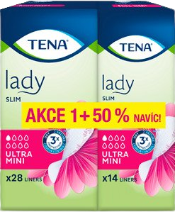 Tena Lady Slim Ultra Mini Inkontinenčné vložky 42 ks