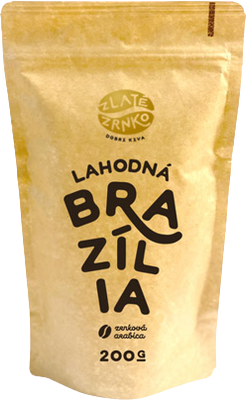 Zlaté Zrnko Káva Brazília zrnková 200 g