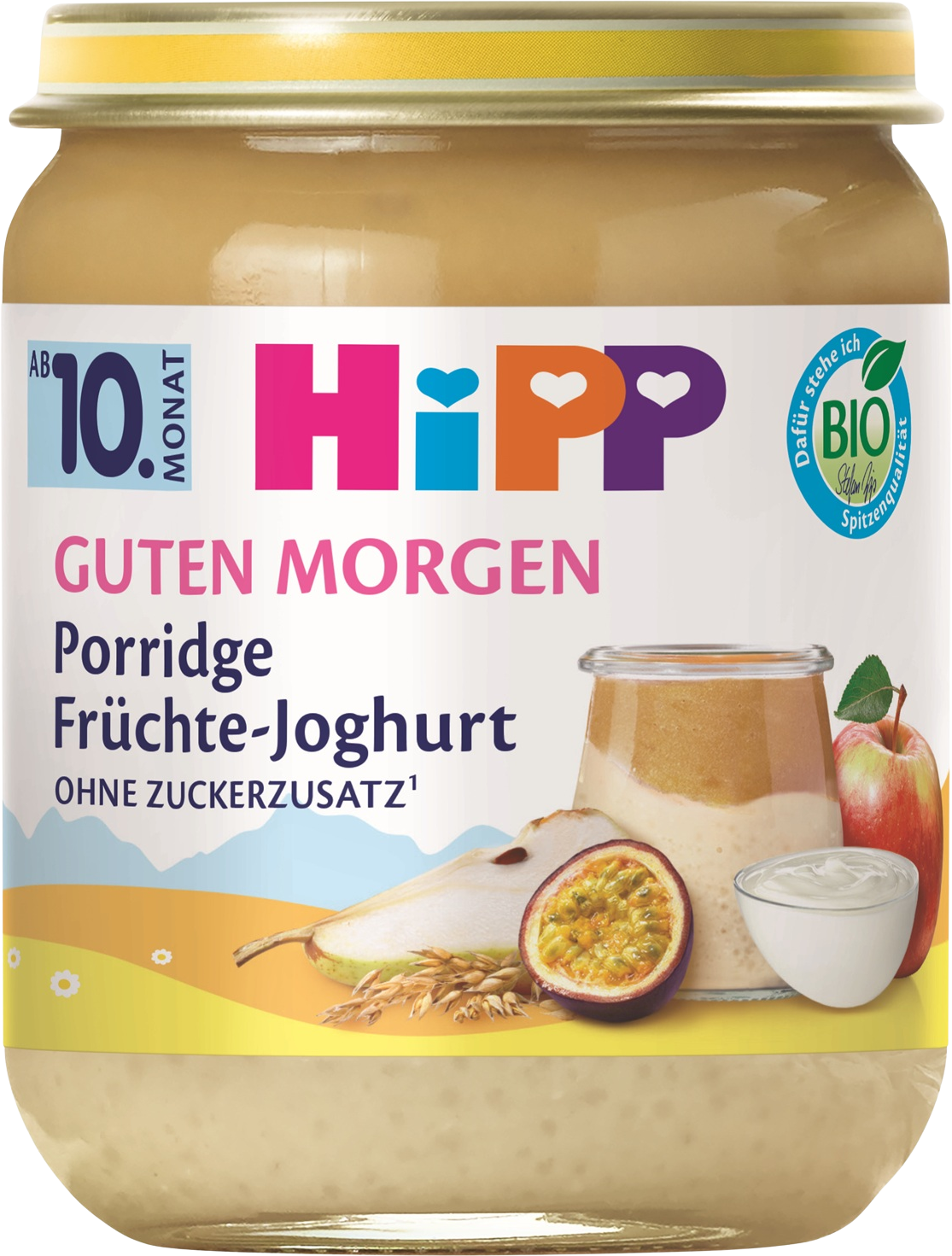 HiPP BIO Ovsené müsli s ovocím a jogurtom 160 g