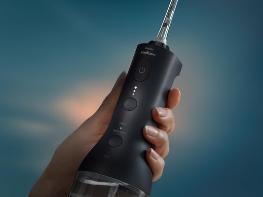 Philips Sonicare DiamondClean Black 9000 + Power Flosser Black HX3886/43